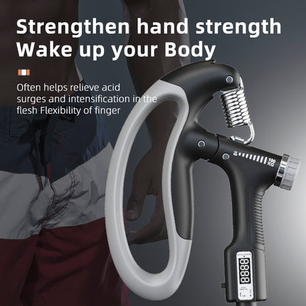 Adjustable Grip Strength Trainer 10 To 100 KG Hand Rehab Fitness Equipment