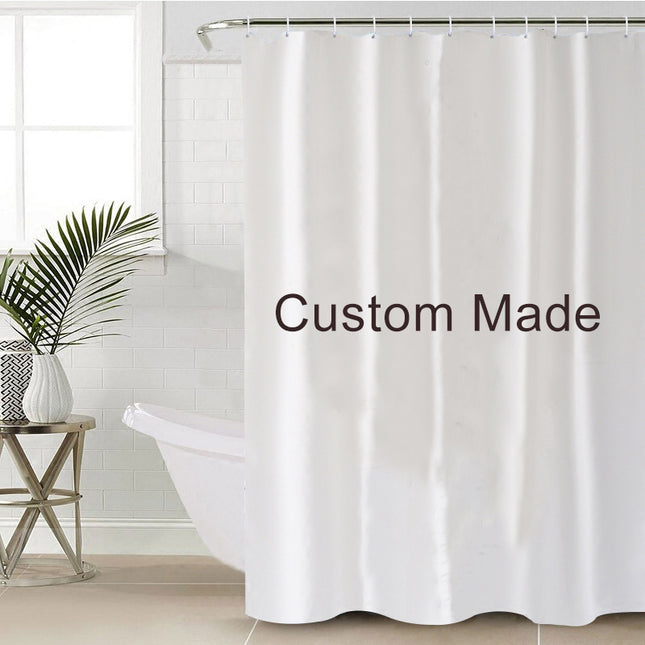 Custom Digital Print Polyester Shower Curtain | 5 Sizes
