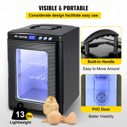Peekaboo Studio 25L Digital Reptile Incubator - Cooling & Heating 5-42