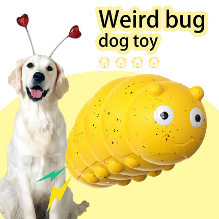 Peekaboo Studio Teething Dog Toy with Interactive Barking Sound