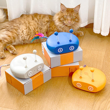 Peekaboo Studio Electric Cat Toy - Interactive Laser & Automatic Steer