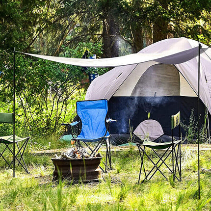 Peekaboo Studio Adjustable Steel Tent Poles - 2x200cm Telescopic Desig