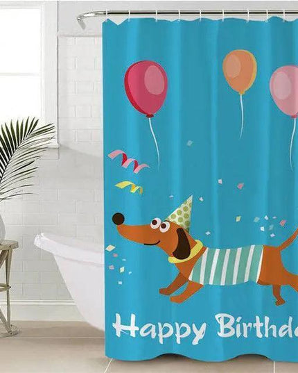 Canine Capers Shower Curtain for Dog Enthusiasts