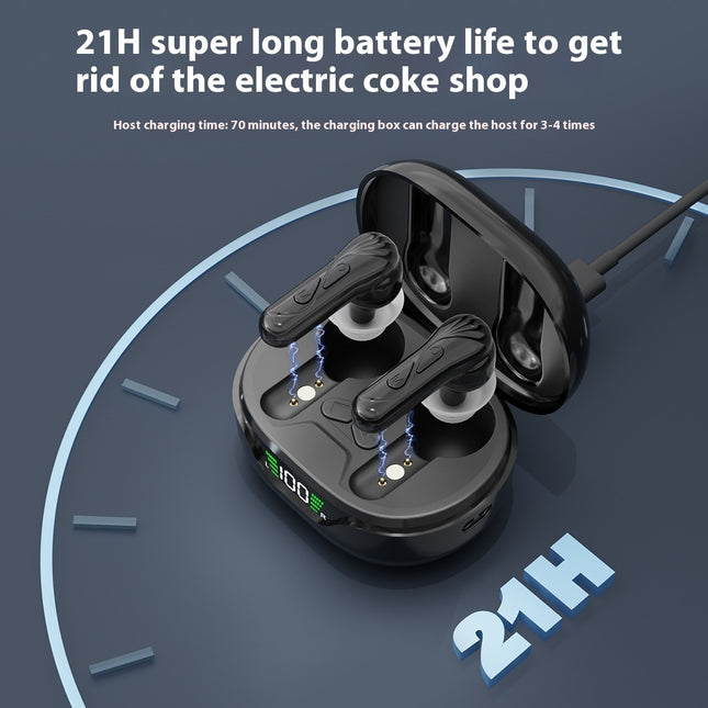 Rechargeable In-Ear Sound Amplifier — 12-Hour Battery, USB-C | Très Elite