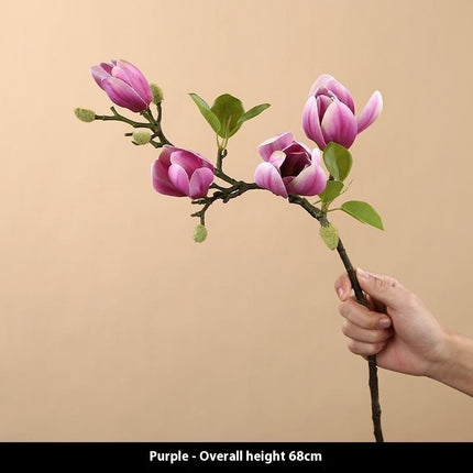 Peekaboo Studio Magnolia Artificial Flower Decoration - Realistic & Du