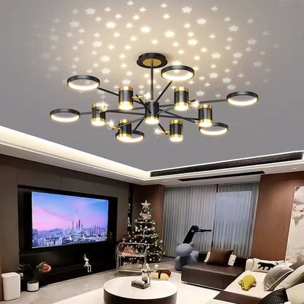 Light Luxury Chandelier Nordic Star Lamp Combination Whole House Packa