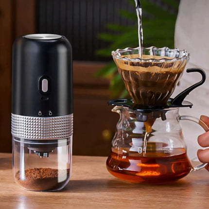 Peekaboo Studio Portable Electric Ceramic Coffee Grinder - USB Recharg
