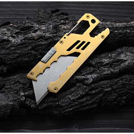 EDC Multifunctional Utility Knife Paper Cutter Opener 2Cr13 Steel