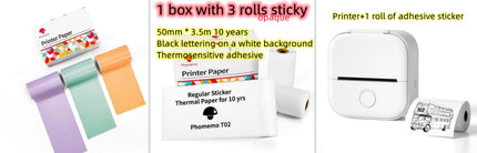 Portable Mini Thermal Label Printer Home Photo Printer Student Wrong Q