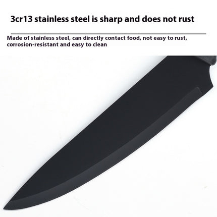 20 Piece Knife Set With Black Blades 3Cr13 Stainless Steel Travel Gift