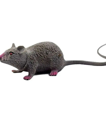 Realistic Small Rat Prank Toy for Halloween Haunts