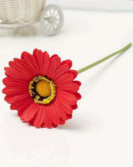 Lifelike Silk Gerbera Daisy Arrangement: Stunning Artificial Floral Decor for Any Occasion