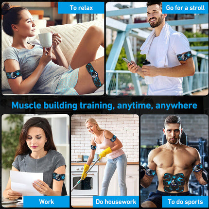 Peekaboo Studio EMS Abdominal Toning Belt - Muscle Stimulator & Fitnes
