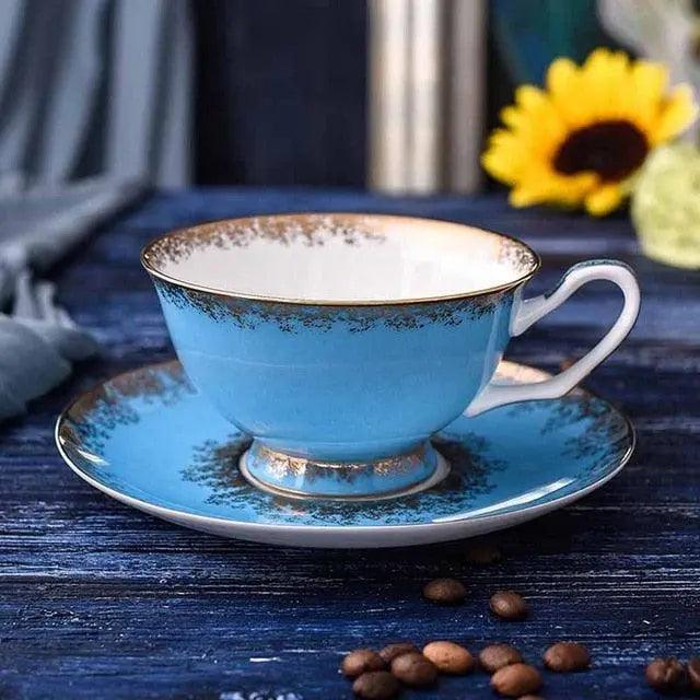 Elegant 200ML Ceramic Tea and Coffee Set for a Refined Beverage Experience