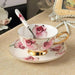 Elegant 200ML Ceramic Cups and Saucers Set for Hot Beverages: Elevate Your Drinkware Collection