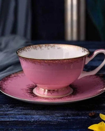 Elegant 200ML Ceramic Tea and Coffee Set for a Refined Beverage Experience