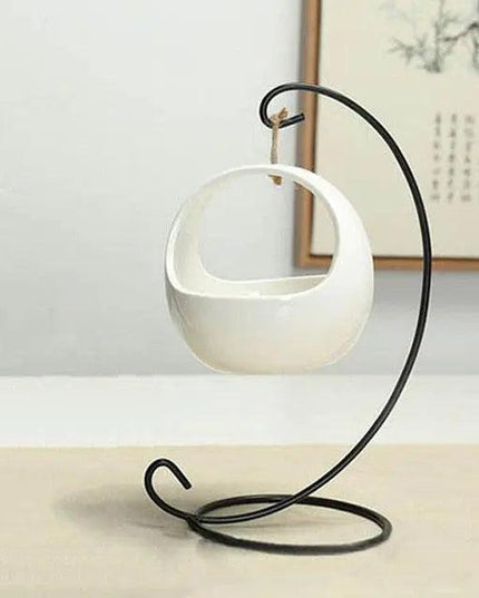 Modern Ceramic Hanging Planters for Small Plants