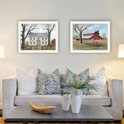 Billy Jacobs 2-Piece Early American Framed Wall Art Set, Multicolor