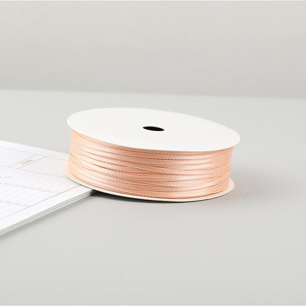 Peekaboo Studio 2mm Double-Sided Silk Ribbon for DIY Packaging