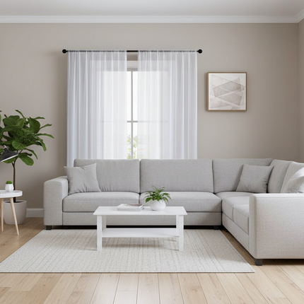 Modern Simple Thickened Solid Thin Window Gauze