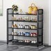 Elegant Metal Shoe Organizer for 12-20 Pairs: A Chic Storage Solution for Every Room