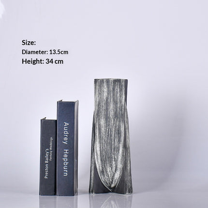 Irregular Ceramic Abstract Geometric Ornaments Glazed New Chinese Decor Items