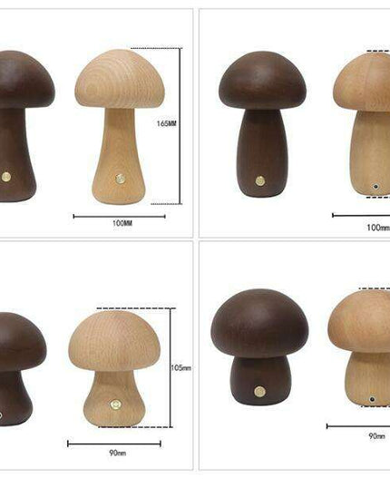 Mushroom Glow: Touch LED Night Light 🕯️✨