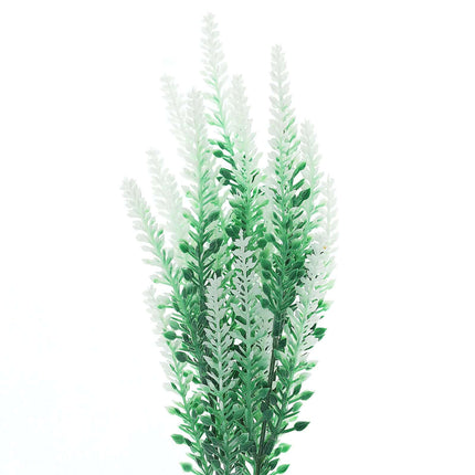 AliKopy 14" Artificial Lavender Flower Stems - Set of 4, Realistic Gre