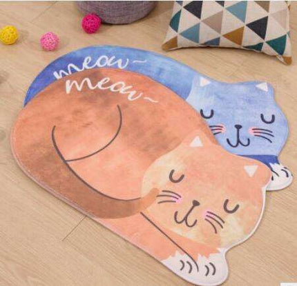 Adorable Kawaii Cat Non-Slip Kitchen Mat for Safety and Style