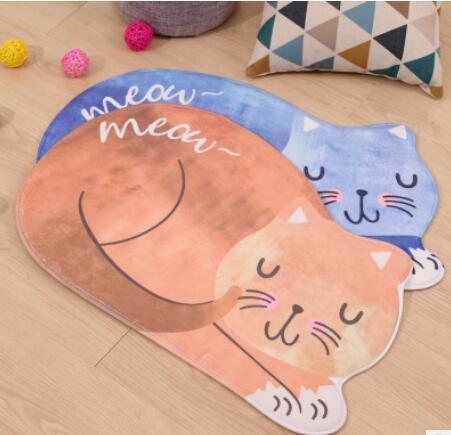 Whimsical Cat Kitchen Mat for Adorable Charm and Safety