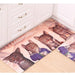Whimsical Kawaii Cat Kitchen Rug for Charm and Safety