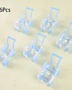 6Pcs Blue Carriage