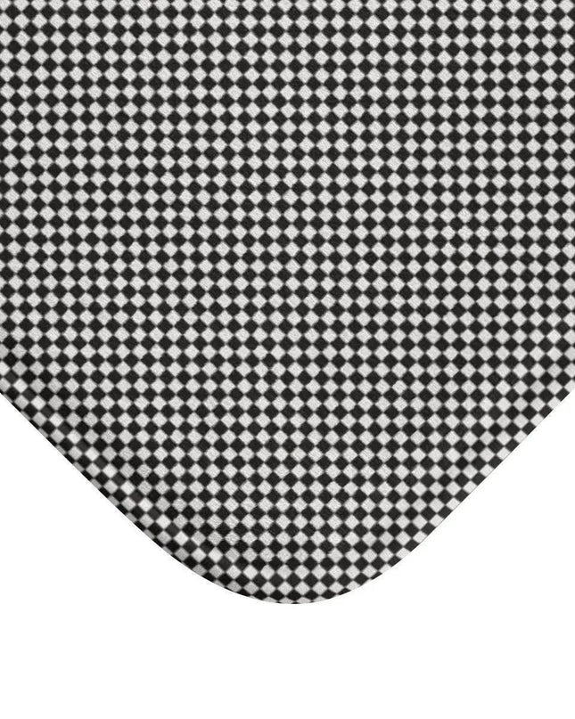 Elegant Plaid Design Memory Foam Bath Mat Set for Ultimate Comfort