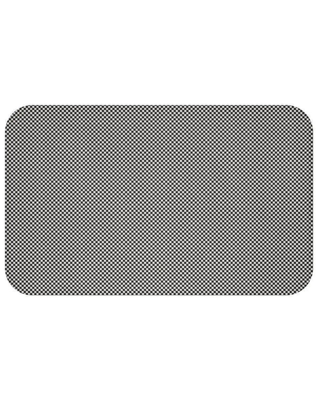 Elegant Plaid Design Memory Foam Bath Mat Set for Ultimate Comfort