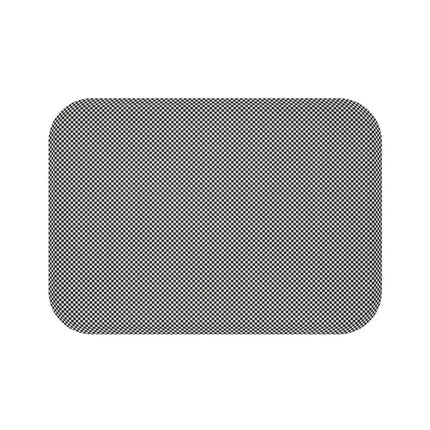 Elegant Plaid Design Memory Foam Bath Mat Set for Ultimate Comfort