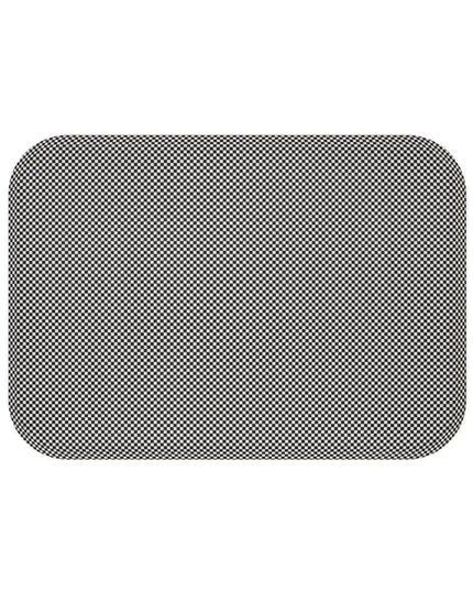 Elegant Plaid Design Memory Foam Bath Mat Set for Ultimate Comfort