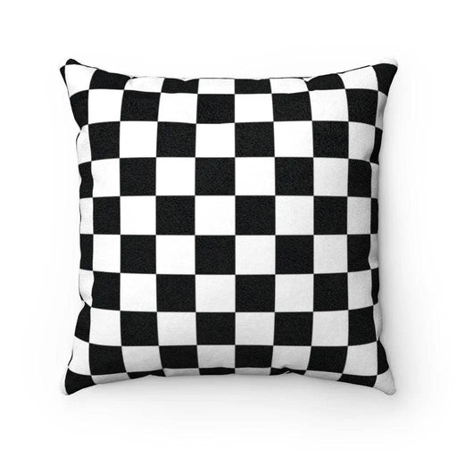 Decorative Checkered Throw Pillow