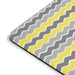 Neoprene Chevron Mouse Pad with Non-Slip Grip and Smooth Gliding Surface