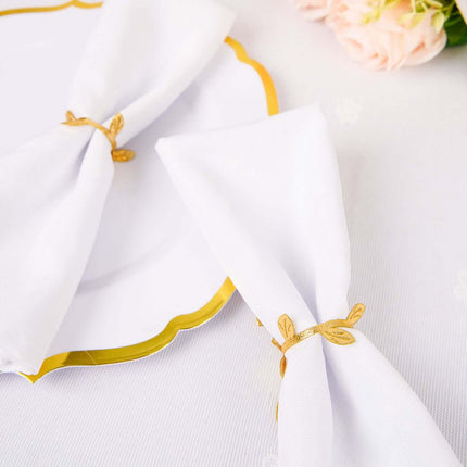AliKopy 67ft Olive Gold Leaf Ribbon Trim - Artificial Vines for DIY De
