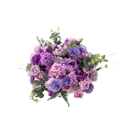 AliKopy 22" Lavender Lilac Silk Flower Centerpiece - Pre-Arranged Bouq