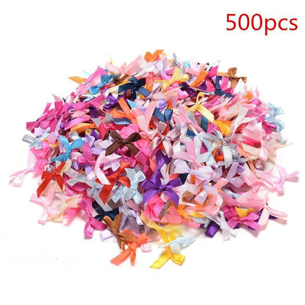 Elegant Satin Bow Tie DIY Craft Kit - Create Your Own Ribbon Masterpieces