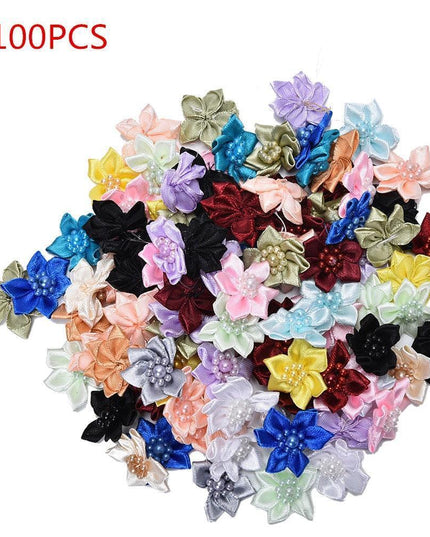 Elegant Satin Bow Tie DIY Craft Kit - Create Your Own Ribbon Masterpieces