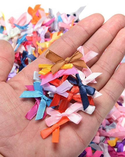 Elegant Satin Bow Tie DIY Craft Kit - Create Your Own Ribbon Masterpieces