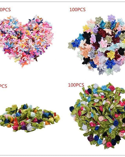 Elegant Satin Bow Tie DIY Craft Kit - Create Your Own Ribbon Masterpieces