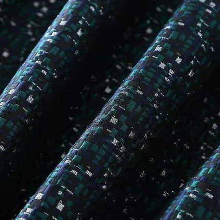 Sophisticated Slim Fit Tweed-Style Office Dress