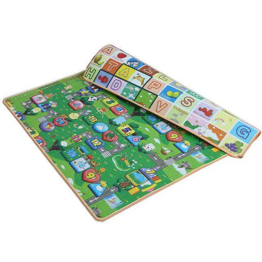 Interactive Child Development Playmat with Dual-Sided Functionality