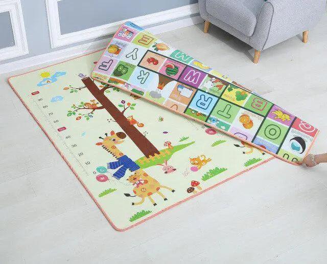 Kids' Interactive Learning Playmat with Reversible Design