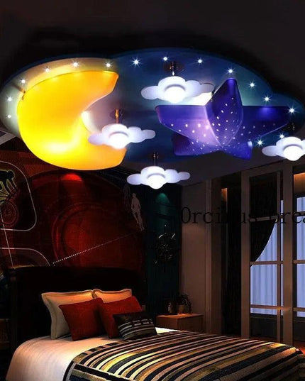 Children's Playful 6-Light LED Ceiling Lamp | Whimsical Art Deco Design