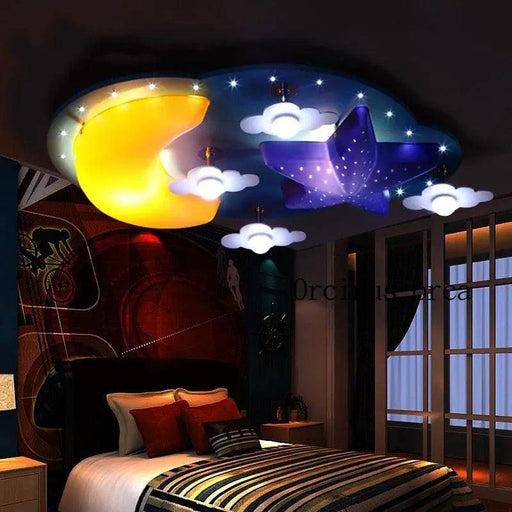 6-Light LED Kids' Ceiling Fixture | Artistic Deco Charm