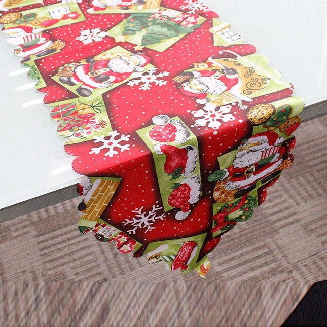 Charming Holiday Table Runner - Festive Christmas Dining Centerpiece